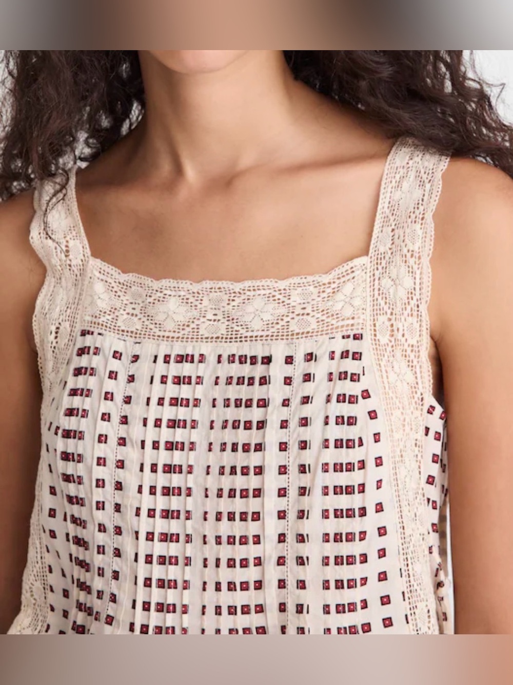 Madewell Women’s The Sophie Top.Cottagecore.Vintage Ivory. S. NWT. - Picture 5 of 16